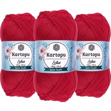 Kartopu Lotus Örgü Ipi 100 gr K141 3 Adet