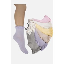 Katamino Kız Çocuk Soket Çorap Pamuklu Mayıs 6 Renk