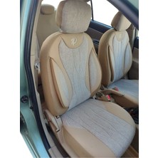 Prestij Oto Giyim Dünyası Toyota Avensis Verso 2001 - 2009 Sw Prestij Serisi Oto Koltuk Kılıfı / Bej
