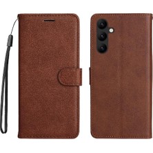 Mays Shop Kart Yuvası ile Samsung Galaxy A24 4g Yüksek Kalite Deri Için Flip Case (Yurt Dışından)