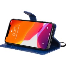 Mays Shop Iphone 13 Pro Için Flip Case Yüksek Kalite Deri Klasik Düz Renk Telefon (Yurt Dışından)