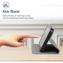 Mays Shop Realme C15 Pu Deri Cüzdan Kickstand Manyetik Kart Yuvaları Tutucu Için Kılıf (Yurt Dışından)