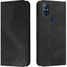 Mays Shop Oneplus Nord N10 5g Pu Deri Için Kılıf Folio Manyetik Cüzdan Kart Çevirin (Yurt Dışından)