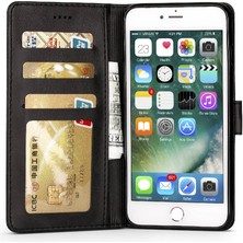 Mays Shop Iphone 6/6s Buzağı Doku Yatay Çevir Deri Kılıf Kart Yuvaları (Yurt Dışından)