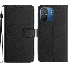 Mays Shop Xiaomi Redmi 12C Manyetik Kapak Elmas Kabartmalı Kart Yuvası Için Flip Case (Yurt Dışından)