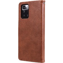 Mays Shop Xiaomi Redmi Not 10 Pro 5g Için Flip Case Iş Cüzdan Telefon Kılıfı ile (Yurt Dışından)