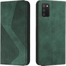 Mays Shop Samsung Galaxy A03S Manyetik Pu Deri Folio Kapak Cüzdan Kart (Yurt Dışından)