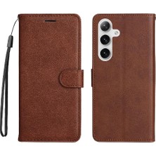 Mays Shop Samsung Galaxy S24 Yüksek Kaliteli Deri Iş Cüzdan Kılıf Için Flip Case (Yurt Dışından)