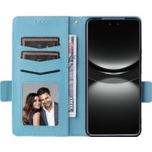 Mays Shop Huawei Nova 12 Pro Cüzdan Manyetik Pu Deri Kart Yuvaları Tutucu (Yurt Dışından)