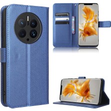 Mays Shop Huawei Mate 50 Pro Için Kılıf Kart Tutucu Kapak Kickstand Manyetik Cüzdan (Yurt Dışından)