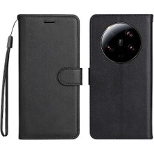 Mays Shop Xiaomi 13 Için Flip Case Ultra Klasik Düz Renk Yüksek Kaliteli Deri (Yurt Dışından)