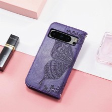 Mays Shop Google Pixel 8 Pro Çok Renkli Kanat Cüzdan Iş Kelebek Için Kılıf (Yurt Dışından)