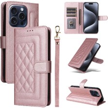 Mays Shop Iphone 15 Için Flip Case Pro Cüzdan Kapak Çevirin Deri Kılıf Basit Iş (Yurt Dışından)