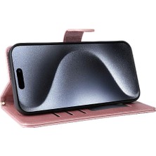 Mays Shop Iphone 15 Için Flip Case Pro Cüzdan Kapak Çevirin Deri Kılıf Basit Iş (Yurt Dışından)