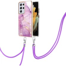 Mays Shop Samsung Galaxy S21 Ultra 5g Tampon Anti-Çizik Yumuşak Crossbody (Yurt Dışından)