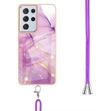 Mays Shop Samsung Galaxy S21 Ultra 5g Tampon Anti-Çizik Yumuşak Crossbody (Yurt Dışından)