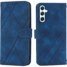 Mays Shop Samsung Galaxy S24 Pu Deri Kapak Için Kickstand Durumda Bilek Kayışı (Yurt Dışından)