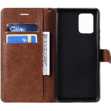 Mays Shop Samsung Galaxy S10 Lite Yüksek Kaliteli Deri Iş Cüzdan Için Flip Case (Yurt Dışından)