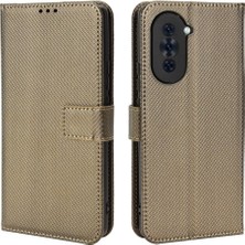 Mays Shop Huawei Nova 10 Kickstand Manyetik Cüzdan Kart Tutucu Kapak Için Kılıf (Yurt Dışından)