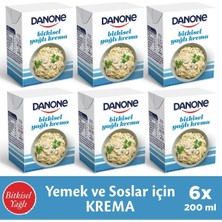 Danone Bitkisel Yağlı Krema 200 ml x 6 Adet