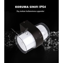 Ucuz Geldi Silindir LED Aplik 12 Watt Gün Işığı 3200K İç Mekan ve Dış Mekan Cata Bora LED Aplik IP54 220V