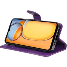 Mays Shop Xiaomi Redmi Için Flip Case Xiaomi 4g Yüksek Kalite Deri Klasik Düz Renk (Yurt Dışından)