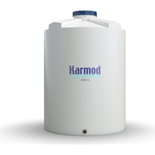 Karmod 4000 Litre Polietilen Dikey Su Deposu