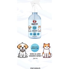 Mally Pet Professionel Pet Care Evcil Hayvanlar Için Koku ve Leke Giderici Sprey Okyanus Kokulu 250 ml