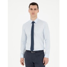 Pierre Cardin Erkek Açık Mavi Slim Fit Uzun Kollu Basic Gömlek 50286102-VR003
