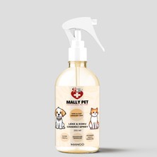 Mally Pet Professionel Pet Care Evcil Hayvanlar Için Koku ve Leke Giderici Sprey Mango Kokulu 250 ml