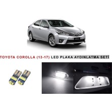 Erlight Toyota Corolla (2013-2017) LED Plaka Aydınlatma Ampul Seti  Beyaz