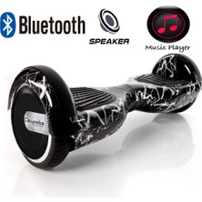 Citymate Elektrikli Kaykay Hoverboard Bluetooth Hoparlörlü 6.5 Inch Akıllı Dengeli Grafiti Desenli