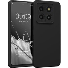 Microsonic Matte Silicone Xiaomi Mi 14 Kılıf Siyah