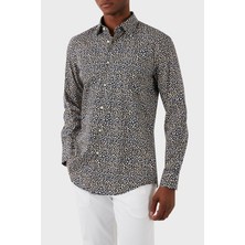 Boss Streç Pamuklu Slim Fit Gömlek Erkek Gömlek 50512664 705