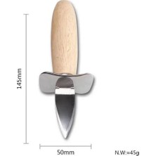MSO Teknoloji Vıp Kalite Paslanmaz Çelik Midye Istiridye Bıçağı Kama