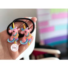 Batu Giyim Kız Bebek ve Çocuk Figürlü Lastik Toka Seti