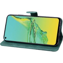 Mays Shop Oppo A53 2020 Kickstand Koruyucu Büyük Kelebek Deri Cüzdan Için Kılıf (Yurt Dışından)