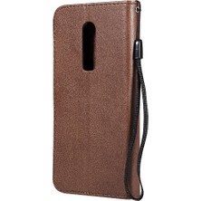 Mays Shop Oneplus 6 Iş Cüzdan Telefon Kılıfı Için Flip Case Yüksek Kalite Deri (Yurt Dışından)