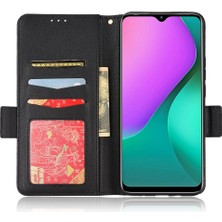 Mays Shop Infinix Sıcak 11 Oynamak Için Kılıf Manyetik Cüzdan Pu Deri Kart Yuvaları Tutucu (Yurt Dışından)