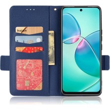 Mays Shop Infinix Sıcak 12 Oyun Pu Deri Yan Toka Kart Yuvaları Tutucu (Yurt Dışından)