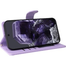 Mays Shop Google Piksel 8 Pro Flip Kapak Için Flip Case Basit Iş Cüzdan Deri (Yurt Dışından)