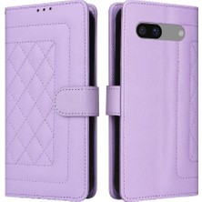 Mays Shop Google Pixel 7A Darbeye Dayanıklı Basit Iş Deri Çanta Için Flip Case (Yurt Dışından)