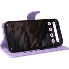 Mays Shop Google Pixel 7A Darbeye Dayanıklı Basit Iş Deri Çanta Için Flip Case (Yurt Dışından)