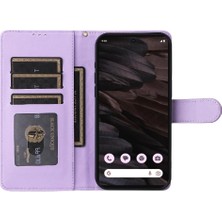 Mays Shop Google Pixel 7A Darbeye Dayanıklı Basit Iş Deri Çanta Için Flip Case (Yurt Dışından)