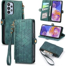 Mays Shop Samsung Galaxy A23 5g Için Flip Case Basit Iş Darbeye Deri (Yurt Dışından)