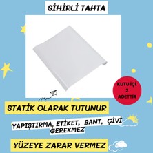 Sihirli Kağıt Tahta 1 Beyaz 1 Şeffaf 60 cm X 100 cm + Kalem