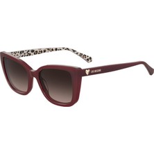 Love Moschino MOL073/S 54 18 140 Bordo Güneş Gözlüğü