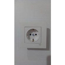 Viko Karre Beyaz Topraklı Priz (5 Adet)