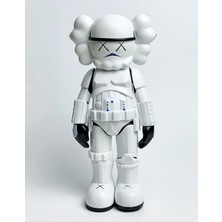 Yıldırım Elite Kaws Stormtrooper Figür Kaws Boyalı Figür Kaws Starwars Figür Büyük Boy 20CM
