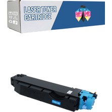 PowPrint Kyocera Ecosys M6030CDN TK-5140 5.000 Syf  Mavi Muadil Toner